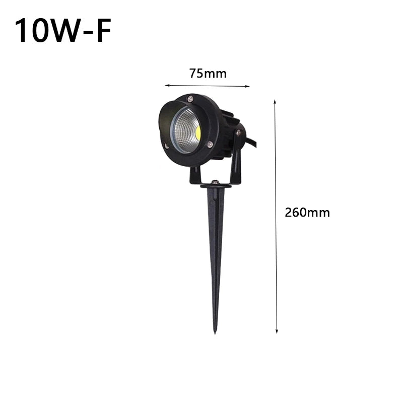 LED Garden Lights Outdoor Waterprof Lawn Lamp 220V110V12V 5W10W15W20W Landscape Spike Bulb IP65 Led Light Garden Path Spotlights
