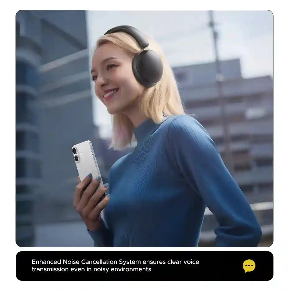 Wireless Headphones Over-Ear with 80-Hour Battery Life | Tidesmit Tidesmit