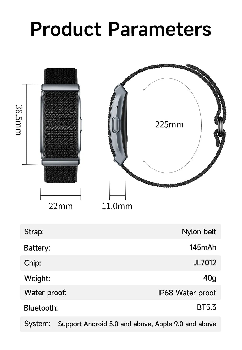 Sport Smart Fitness Tracker Bracelet Global Version Sleep Monitor Heart Rate Pedometer Call Reminder Smartwatch Band Men Women