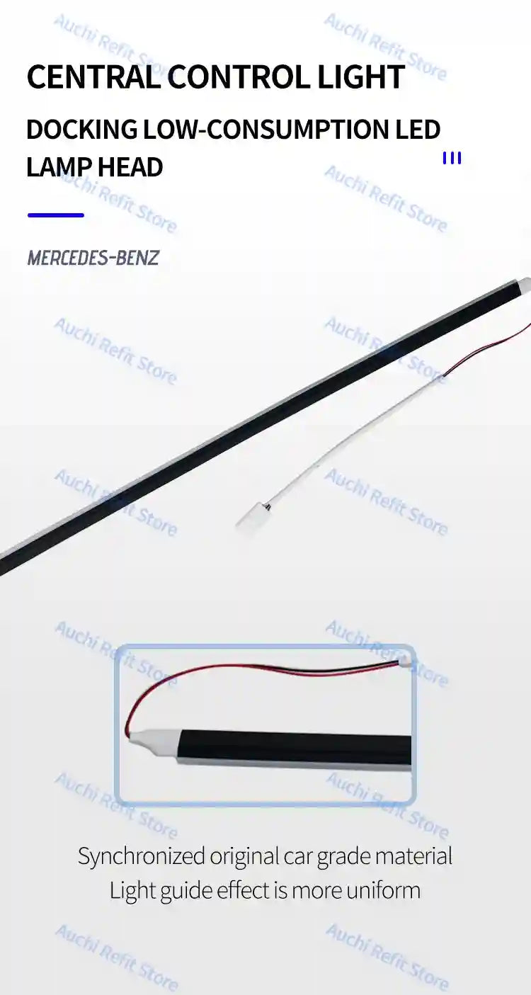 Mercedes-Benz LED Ambient Air Vent Kit - 12/256 Color RGB Interior Upgrade Tidesmit