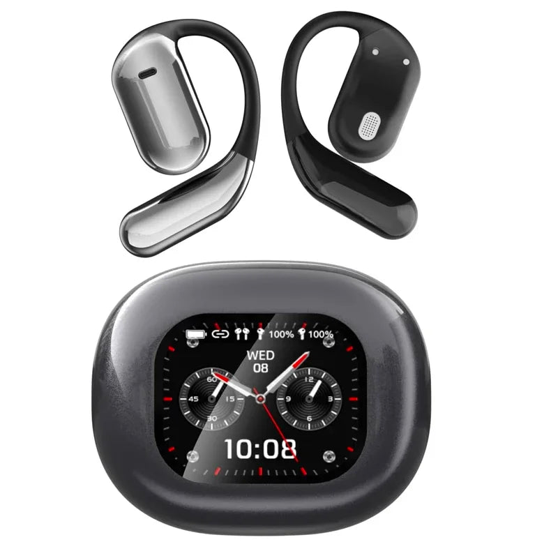 AI Translating Earbuds: 144-Language Real-Time Wireless Headphones - Black Black Tidesmit