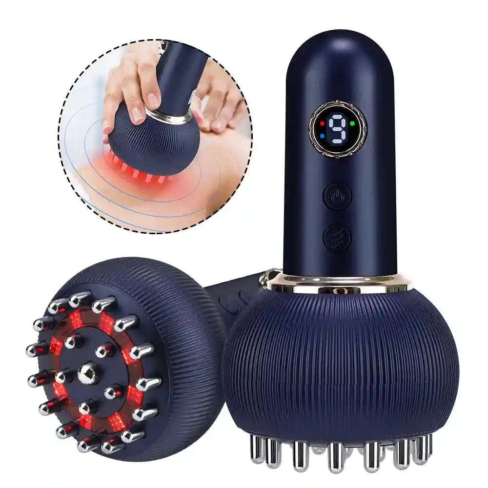 Electric Meridian Massage Brush - Microcurrent Deep Tissue Relief Massage Roller Tidesmit