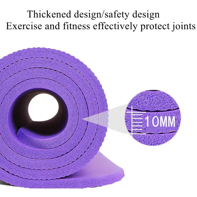 200x90cm Yoga Mat Home Yoga Mat Indoor Sports Fitness Floor Mat NBR Equipment Pilates Anti Slip Thickened Style for Beginners