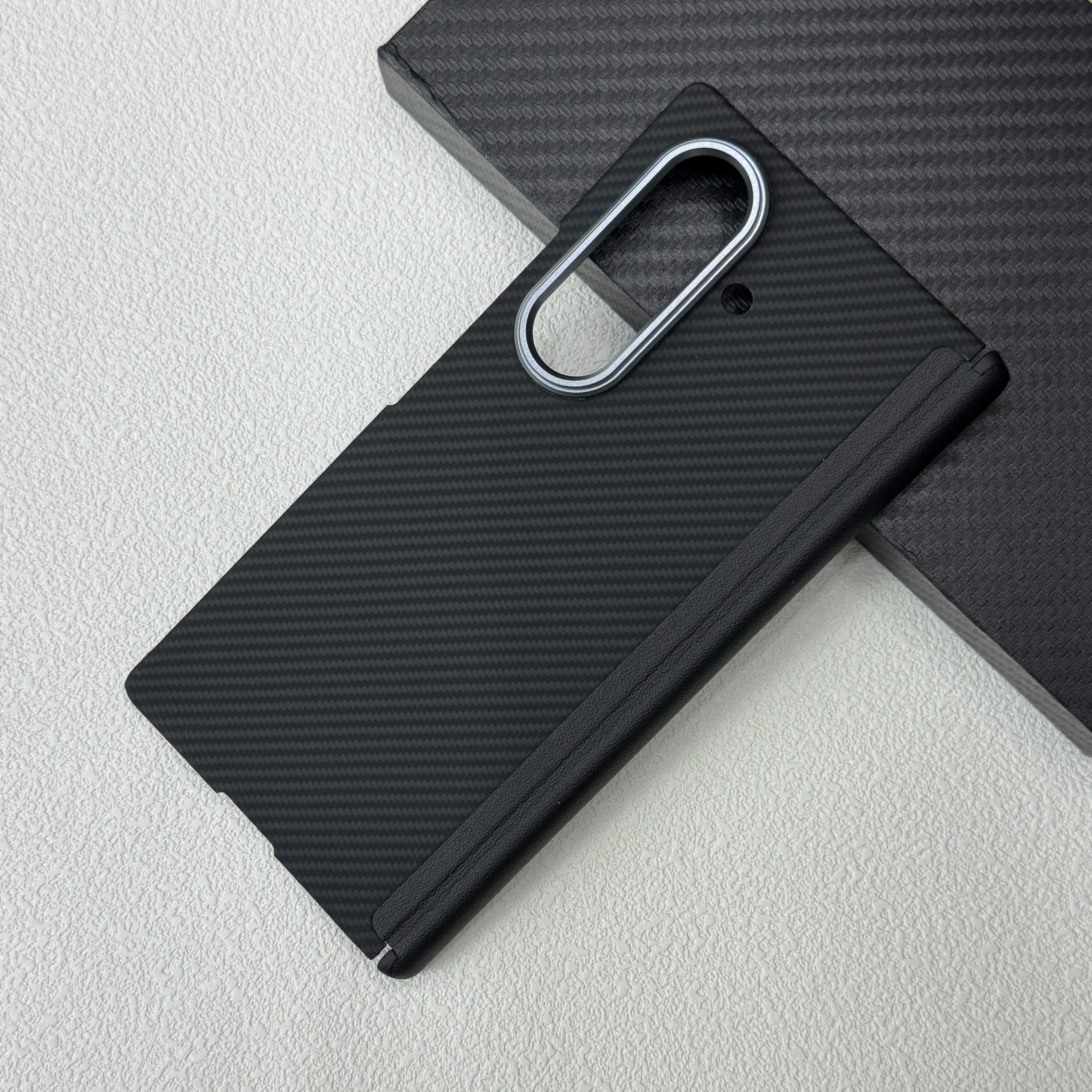 Samsung Galaxy Z Fold 7 Case: Slim Aramid Fiber Magnetic Cover back Galaxy Z Fold7 Tidesmit