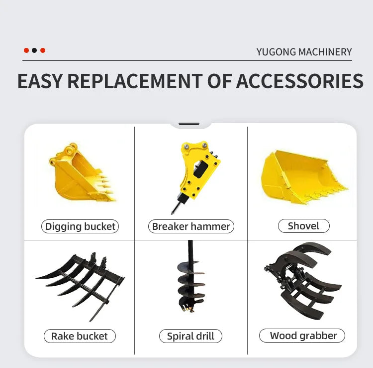 Customized Factory Direct Sales Backhoe Excavator Front End Loader 4x4 1.6 Ton 2.5 Ton Backhoe Loader