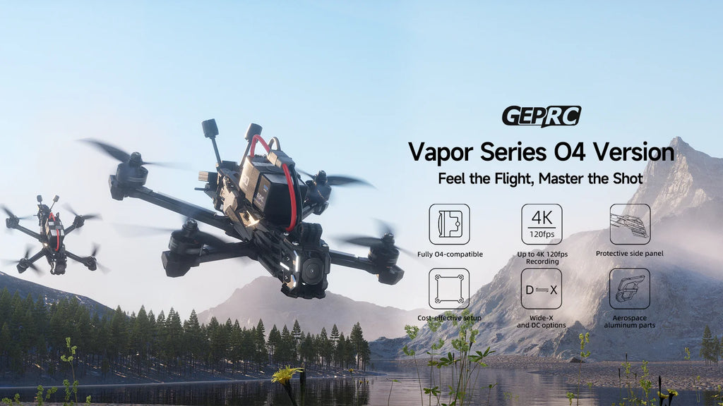 GEPRC Vapor-D6 O4 Pro HD Freestyle FPV Drone | 6 Inch Long Range Tidesmit