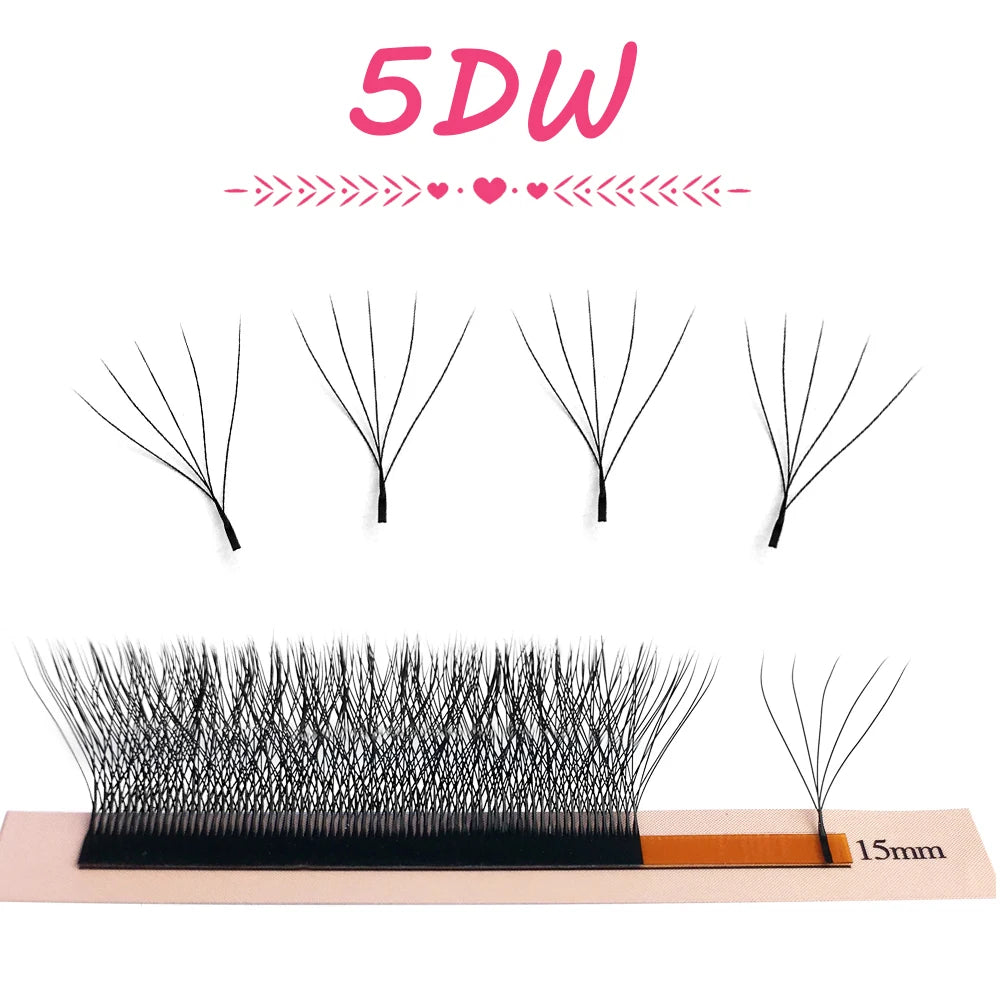 W Style Premade Volume Fans - Professional Faux Lashes by Tidesmit False Eyelashes Tidesmit
