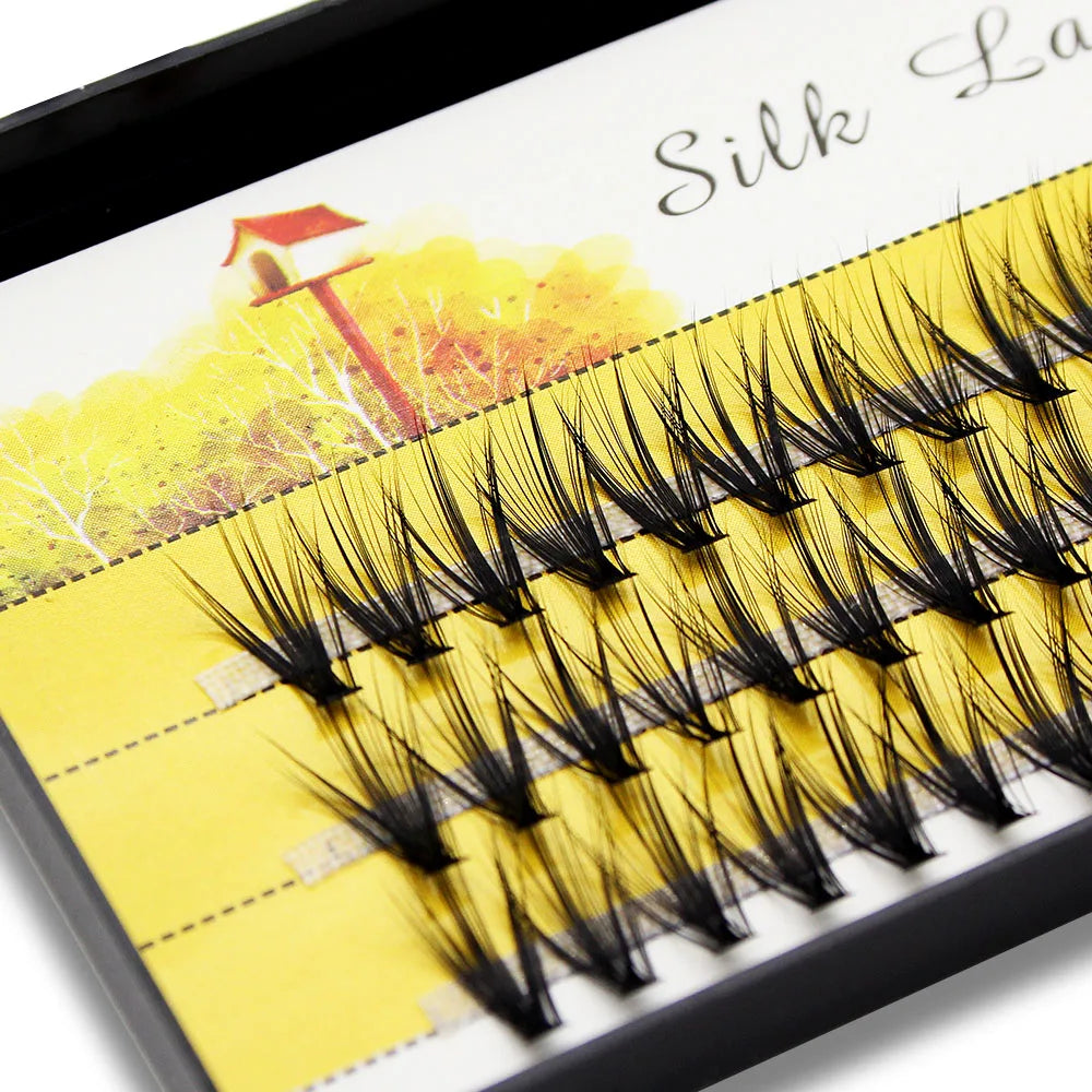 Individual Cluster 3D Volume Silk Lashes by Tidesmit False Eyelashes Tidesmit