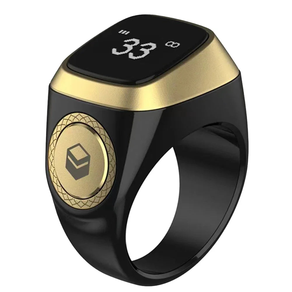 IQibla Smart Zikr Ring Waterproof Smart Finger Ring With Digital Counter And Vibration Reminder Smart Ring With Display China Mainland Tidesmit