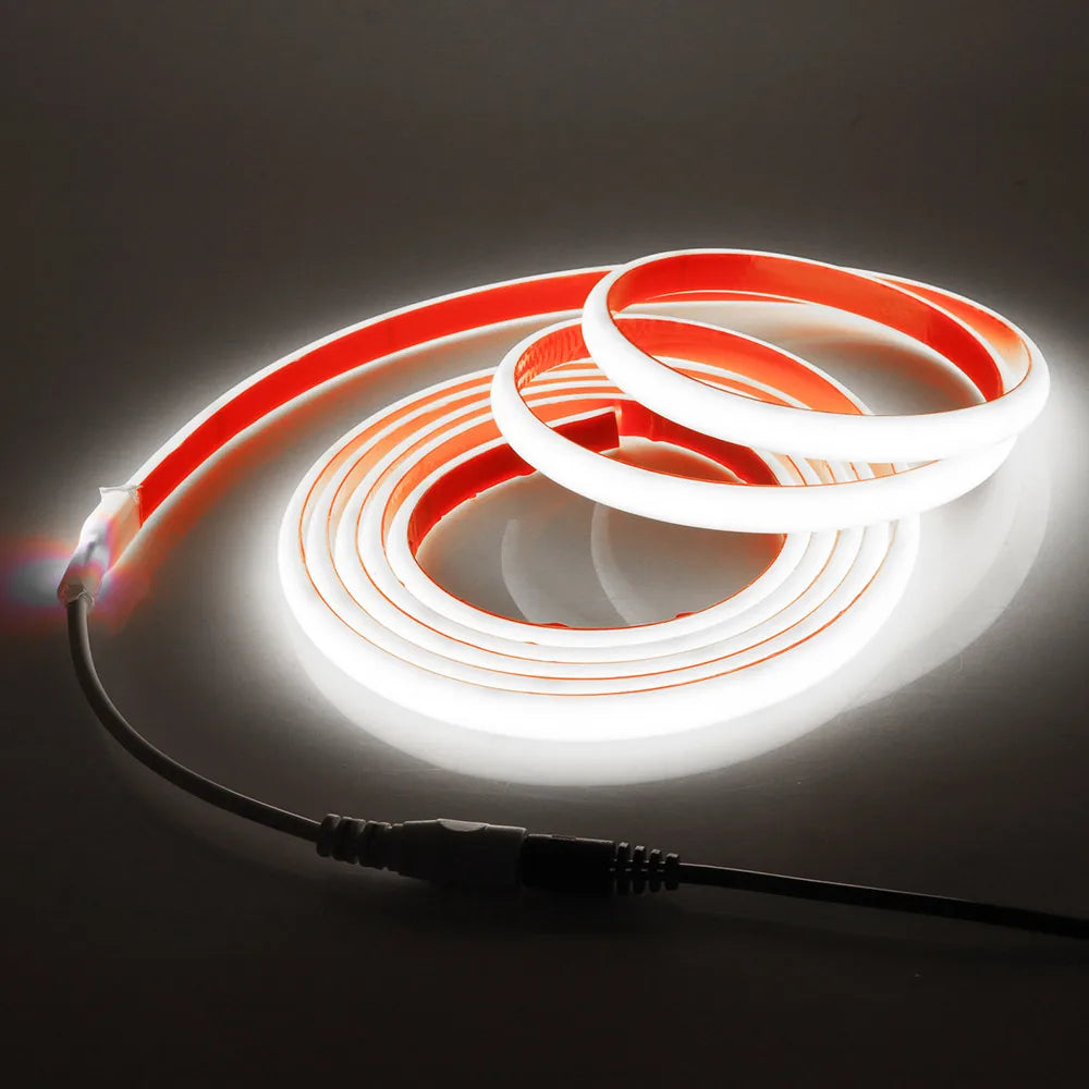 IP68 Waterproof COB LED Strip Light 12V 24V 5m 10m 15m 20m 0.5m Flexible Tape 320LED/m High Density Bright Liner Lighting RA90