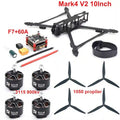 10 Inch FPV Racing Drone Frame Kit with F7 Flight Controller set 1 without camera Tidesmit