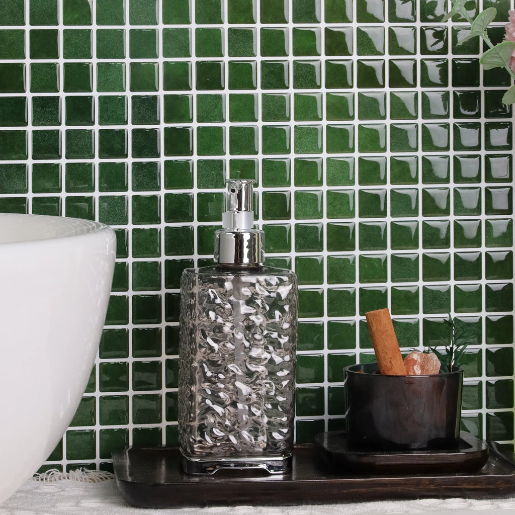 1/5pcs Brick Wall Tile Sticker Self-Adhesive Waterproof Mosaic Vinyl Wallpaper Ceramic Tile Decals Kitchen & Bathroom Decoration