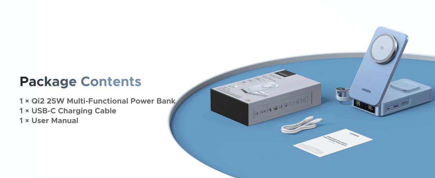 20000mAh Fast Charging Power Bank - 25W PD USB-C Laptop Charger Tidesmit