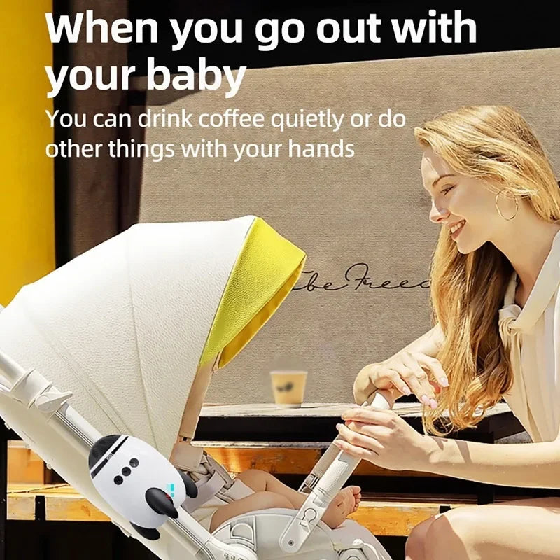 Portable Baby Sound Machine Baby Soothing Natural Sounds Bluetooth White Noise Lightweight Portable Baby Calming Device