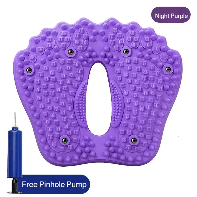 Acupressure Foot Mat: Inflatable Reflexology Pad for Home Relaxation Relaxation Treatment Purple Tidesmit