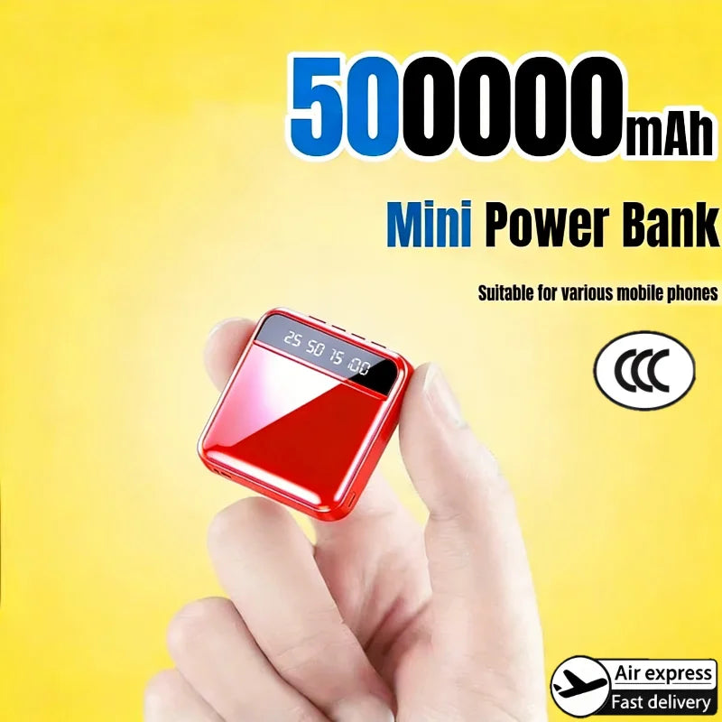 Portable Power Bank with Built-in Cable - High Capacity Fast Charger Tidesmit