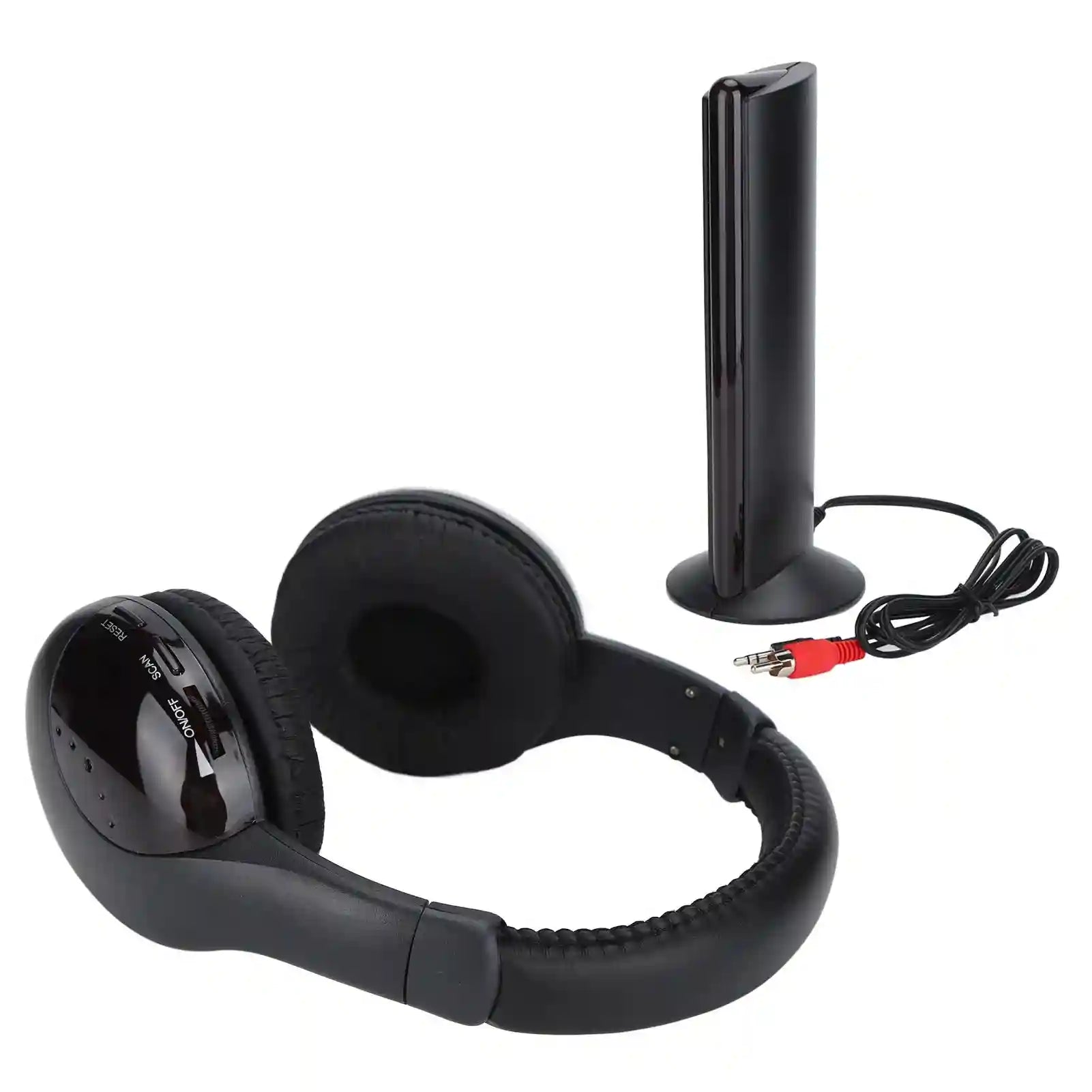 Wireless Headphones with Active Noise Cancellation & HiFi Bass - Black Tidesmit