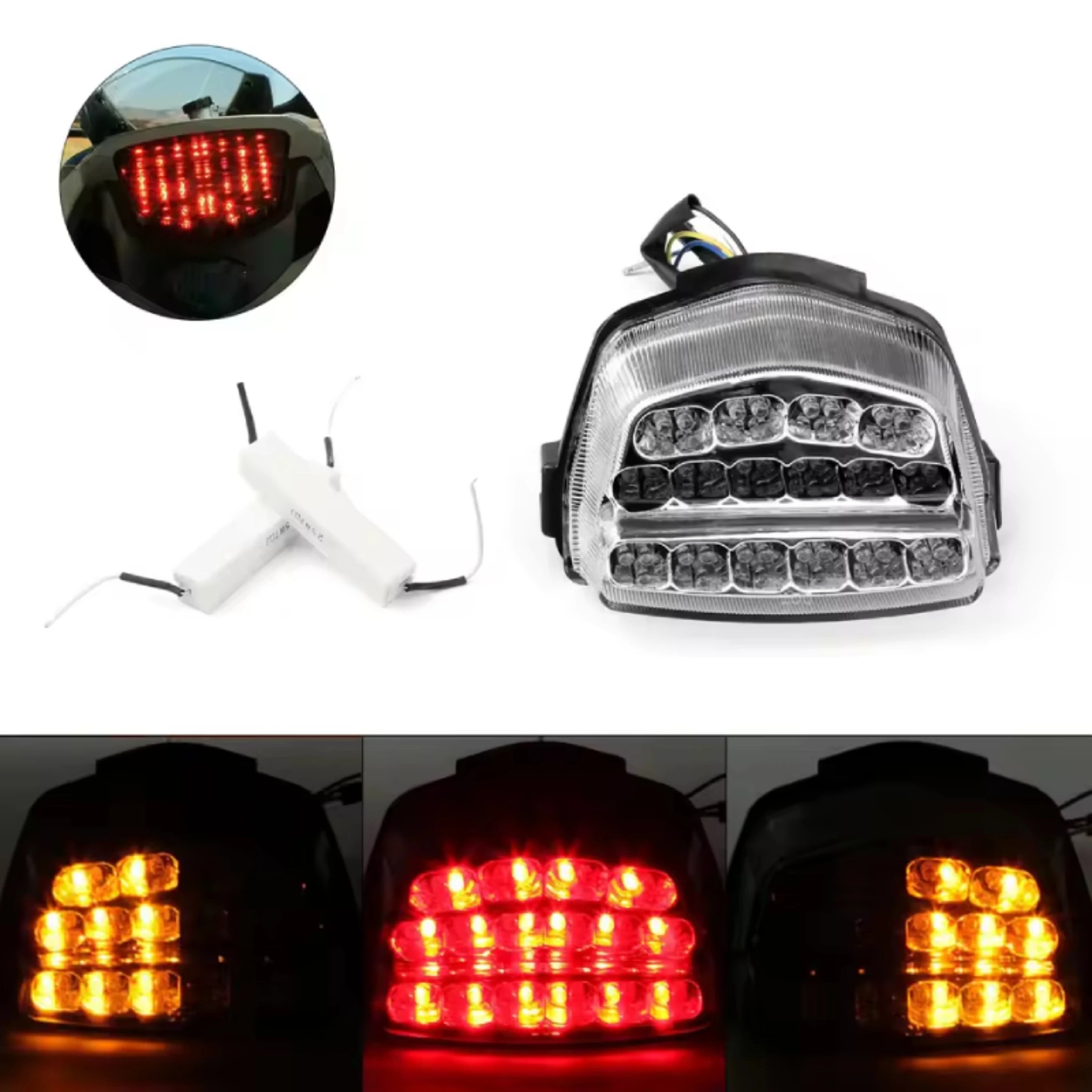 Integrated LED TailLight Turn Signals For Honda 2008 2009 2010 2011 2012 CBR1000RR CBR 1000RR Accessories