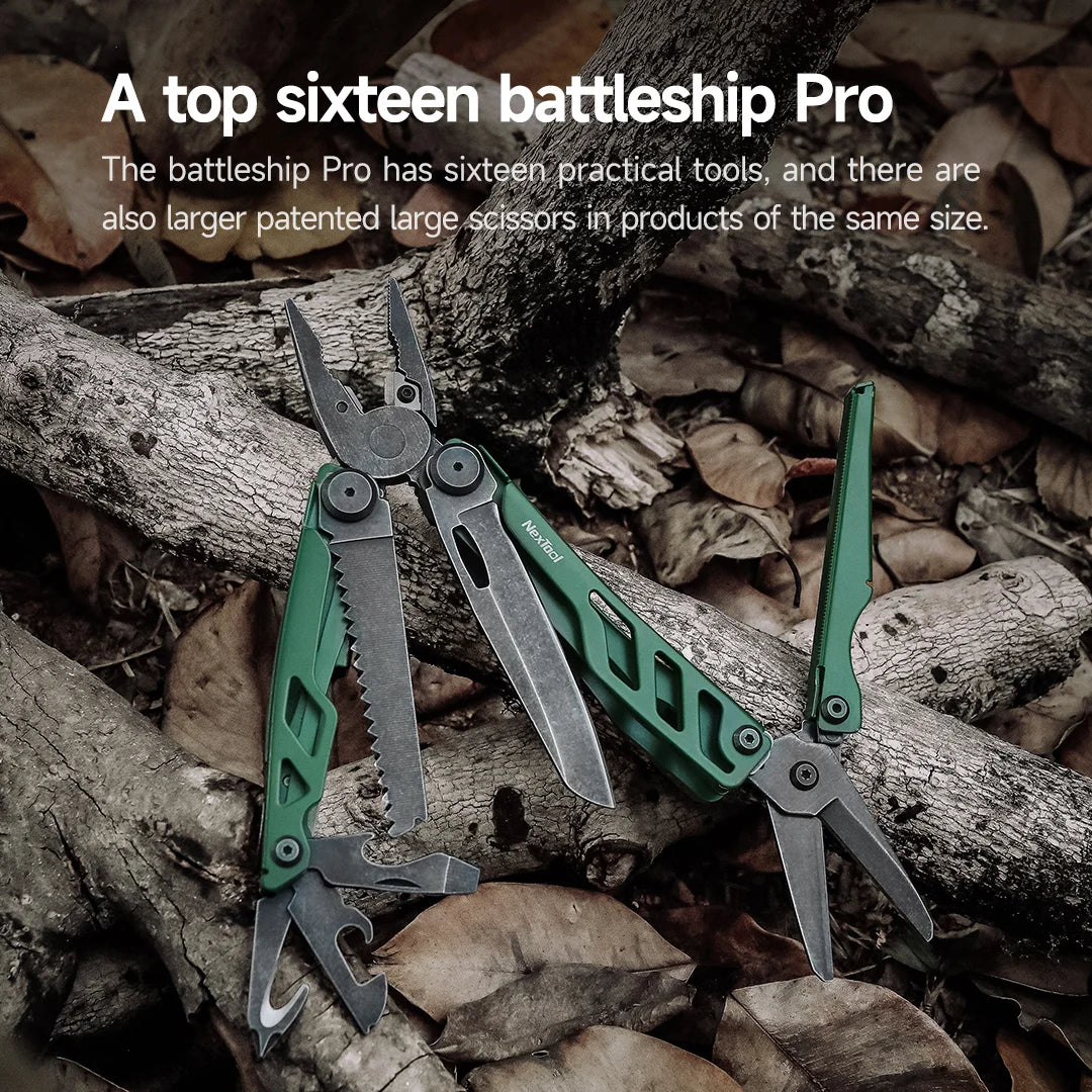 NexTool Flagship Pro 16-in-1 Multi-tool Pliers EDC Folding Knife Camping Gear Outdoor Survival Kit Portable Tool Set