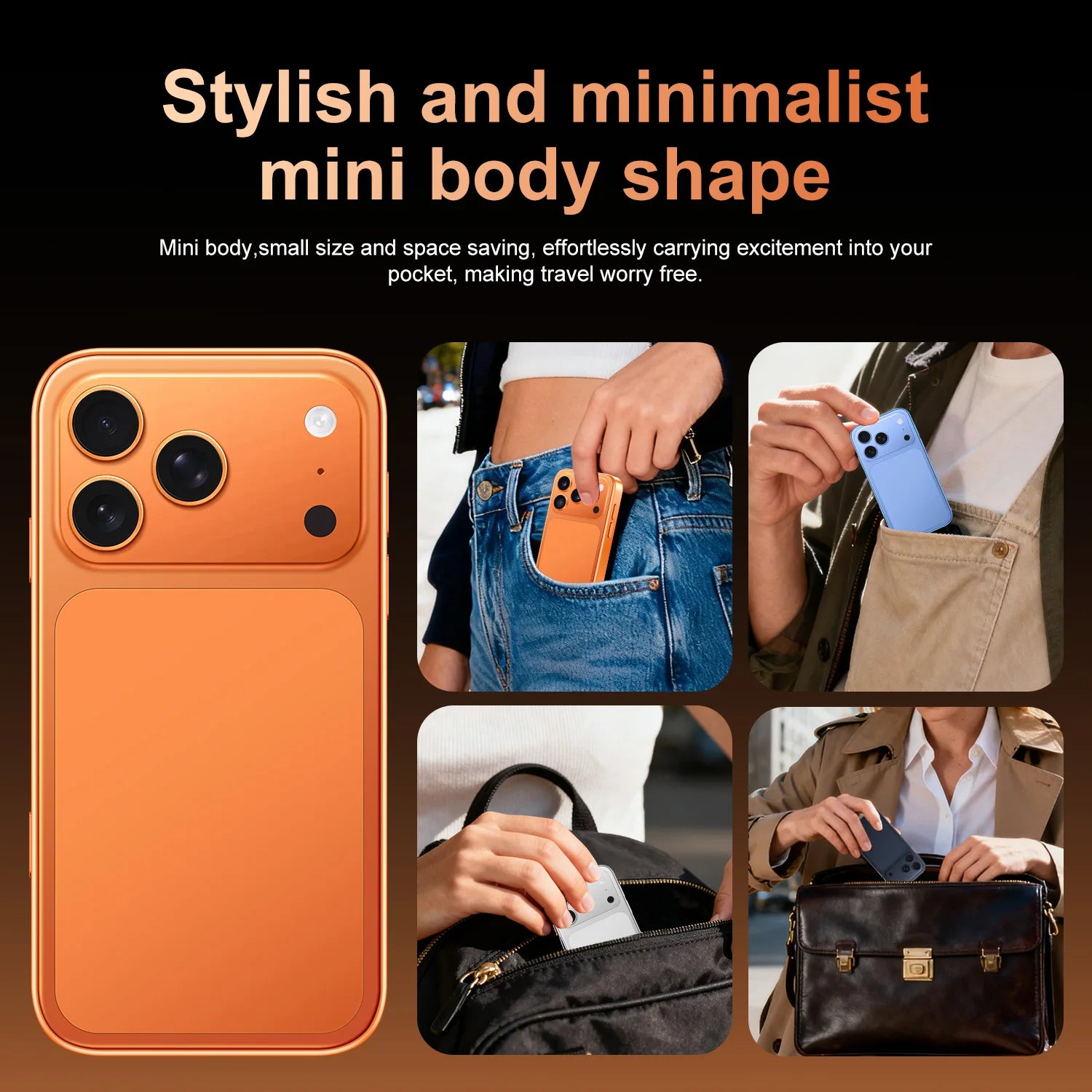 IVMI 17 mini 2GB RAM 16GB ROM Smartphones Android 8.1 Dual SIM 4.0"Display WIFI Bluetooth Play Store 3G Small Mobile Phone