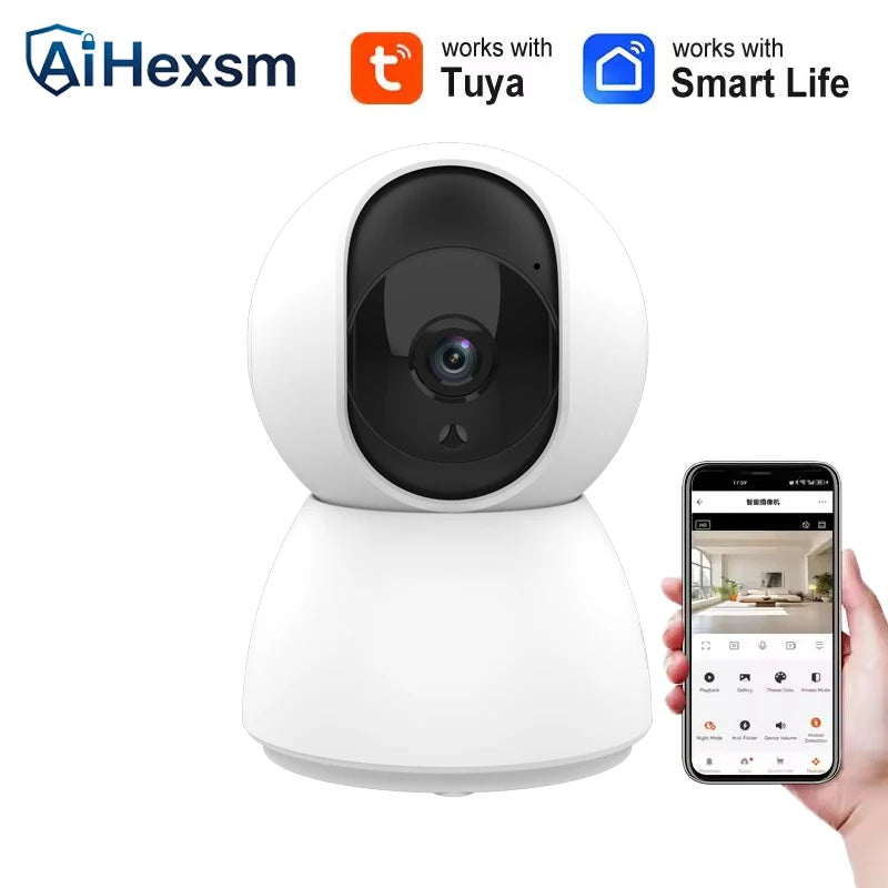 2K 400W Tuya Smart Mini WiFi IP Camera Remote Wireless Surveillance Auto Tracking Of Human Home Security CCTV Baby Pet Monitor
