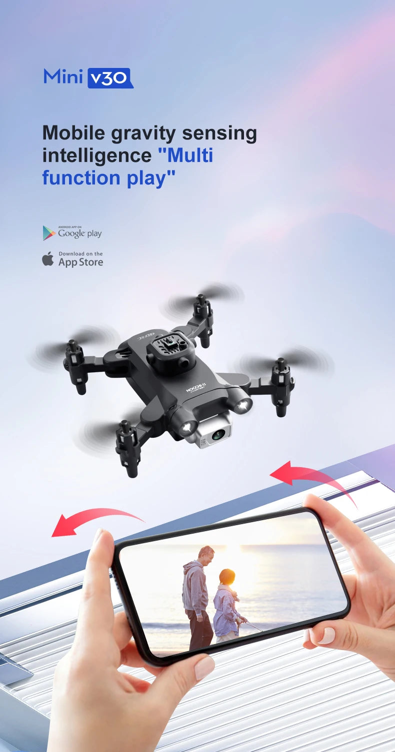 Mini 4K Camera Drone - Foldable WiFi Quadcopter with Obstacle Avoidance Tidesmit
