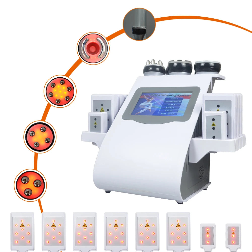 Ultrasonic Cavitation 6-in-1 Body Slimming Device - Tidesmit Body Shaping Massage Equipment Tidesmit
