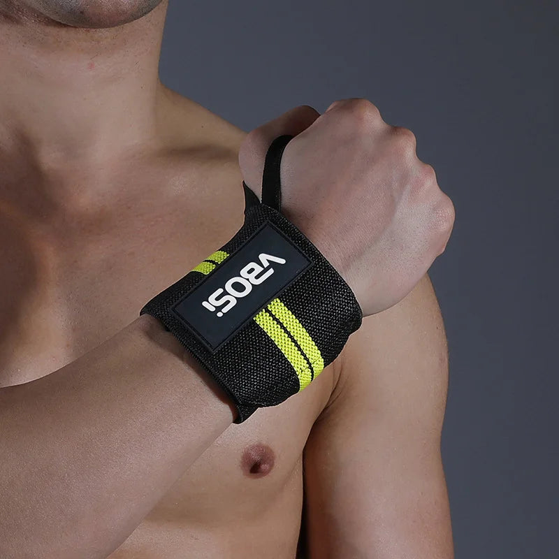 VBOSI Adjustable Wrist Support Brace with Thumb Loop,Heavy Duty Wrist Wraps for Powerlifting, Weight Training&Injury Prevention