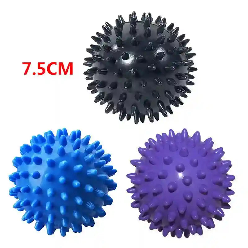 Spiky Massage Ball for Myofascial Release - 7.5cm Portable Wellness Tool Relaxation Treatment Tidesmit