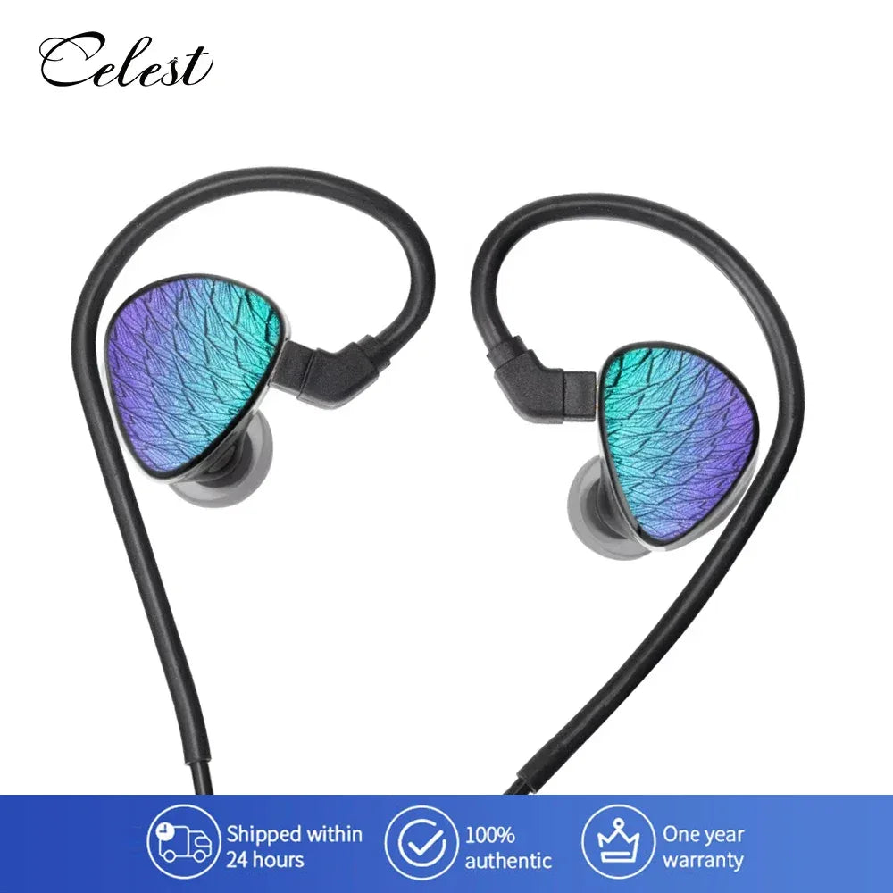 Celest Wyvern Wired In-Ear Monitors | 10mm LCP Driver | Tidesmit Tidesmit
