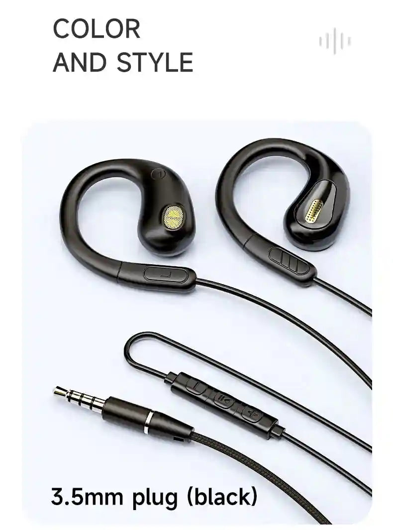 Wired Earbuds with Mic and 9D Surround Sound - USB-C & 3.5mm Options Tidesmit
