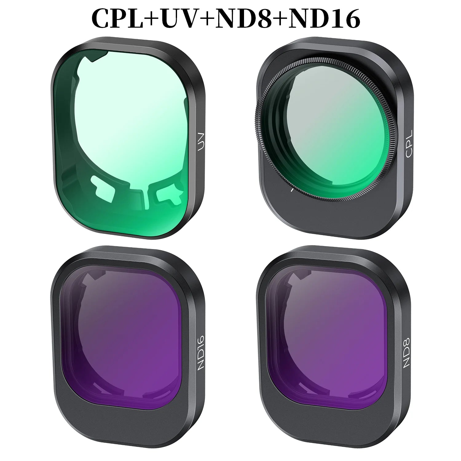 DJI Mini 4 Pro Filter Set - Professional Multi-Coated Optics CPL UV ND 4set Tidesmit