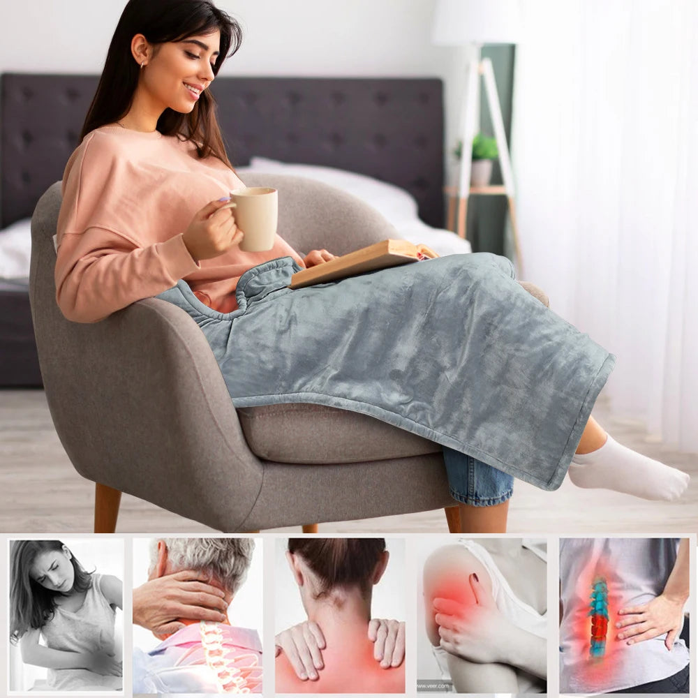 Electric Heating Neck Massager - Deep Tissue Muscle Recovery Tool Fascia Gun Tidesmit