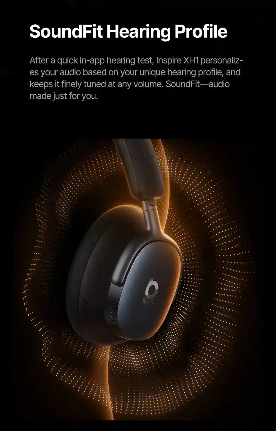 Wireless Noise Cancelling Headphones: 100Hr Playtime - Over-Ear ANC Tidesmit