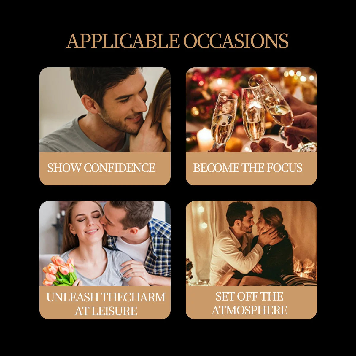 Strong pheromone perfume oil for men, long-lasting sexy androstenone fragrance to attract women in romantic settings.