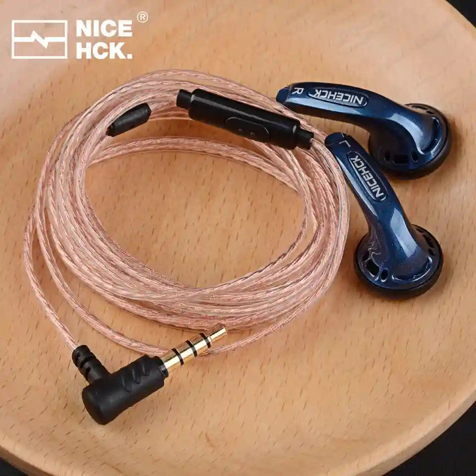 Wired 3.5mm HiFi Earbuds - Green Monitor Headphones for Clear Audio Tidesmit