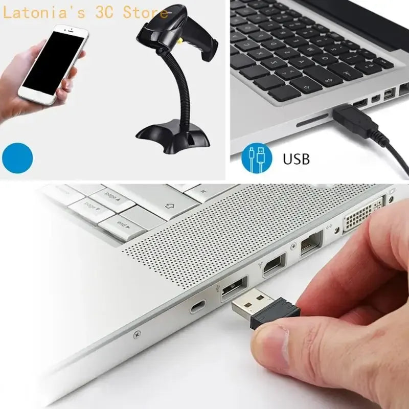 Barcode Scanner Barcode Reader Corded Barcode Reader Support For Local Warehouse Products Scannning Accessories X3UB
