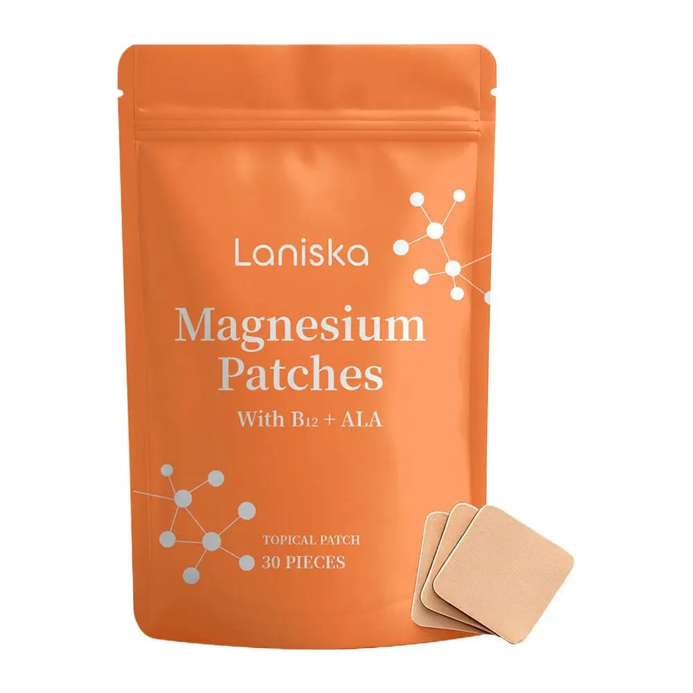 30Pcs Magnesium Multi-Vitamin Patch for Metabolism Boost Appetite Support Transdermal B12 Vitamin E Complex for Weight Managemen