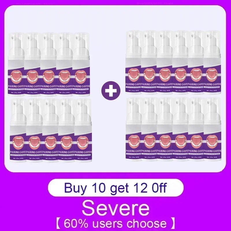 Tidesmit teeth whitening and dental repair kit for cavity treatment and plaque stain removal