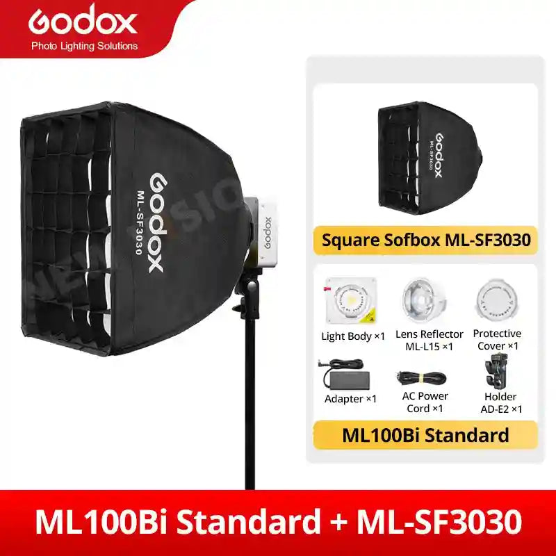 Tidesmit 120W Bi-Color LED Video Light for Content Creation ML100BI kit 7 Tidesmit