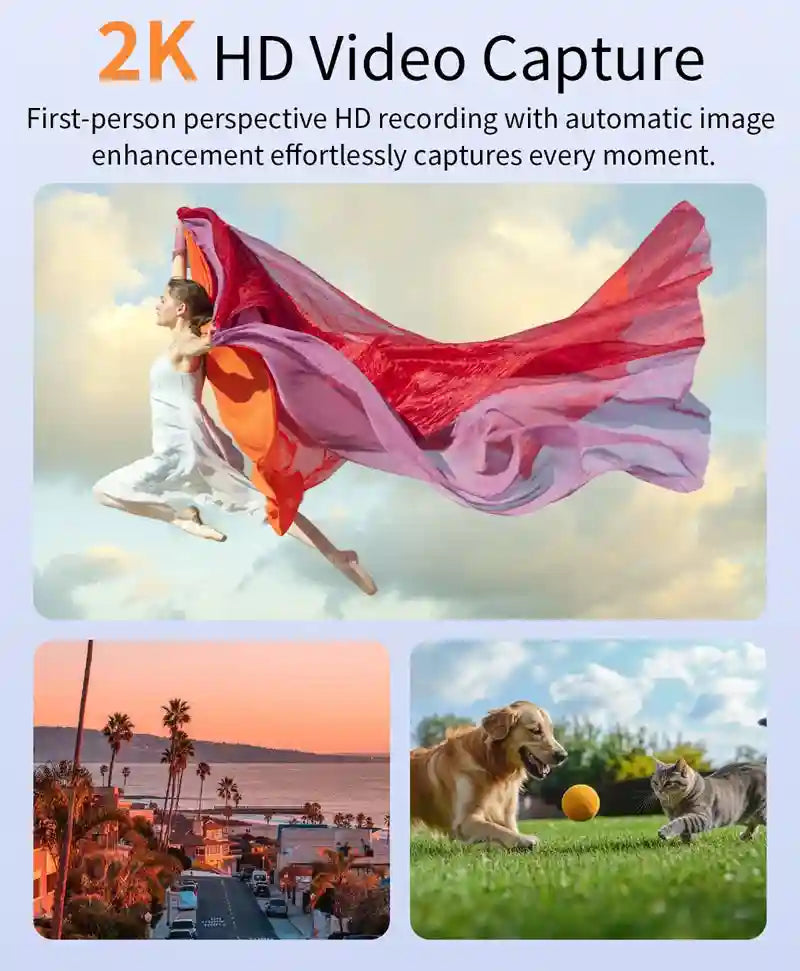 AI Smart Glasses with Real-Time Translation & 4K Camera | Tidesmit Tidesmit