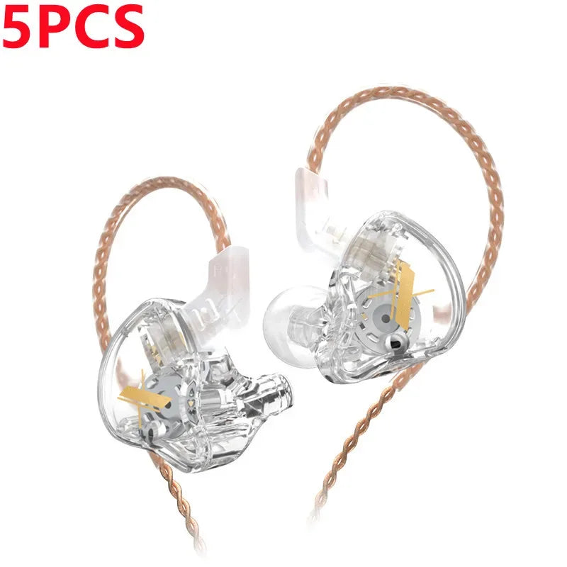 HiFi Wired In-Ear Monitor with Microphone by Tidesmit - EDX Series EDX 5PCS 1 China Mainland Tidesmit