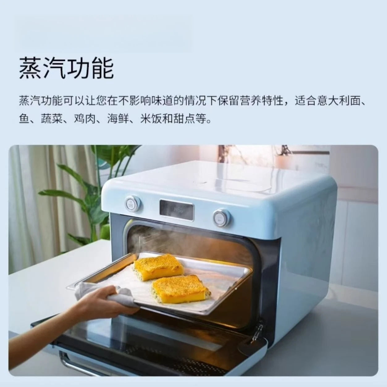 COF01 Multifunctional Oven Micro Steam Bake Fry Microwave Oven Electric Oven Air Fryer Large Capacity 30 Liters