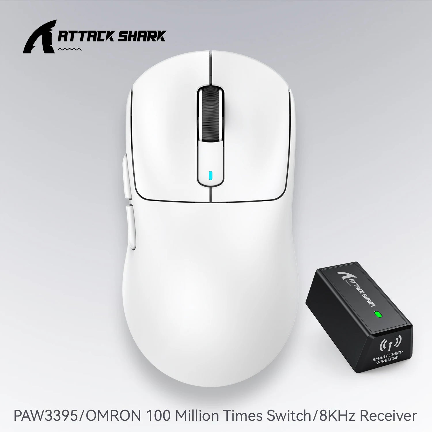 Attack Shark X3 X3Pro Wireless Tri-Mode Gaming Mouse 26K DPI PAW3395 Computer Gaming Peripherals CSGO Valorant Office Gift