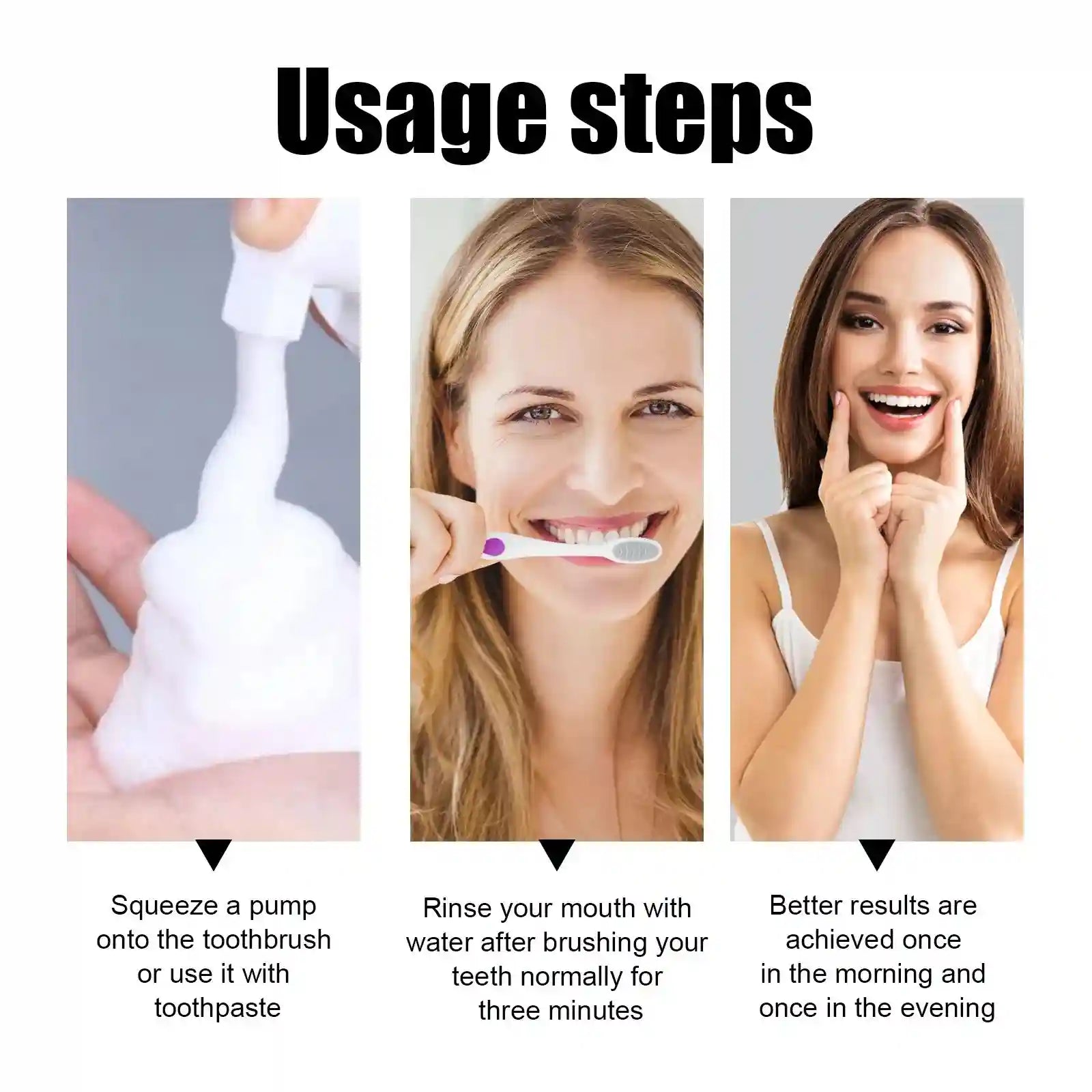 Tidesmit teeth whitening mousse for deep stain removal and fresh breath oral care