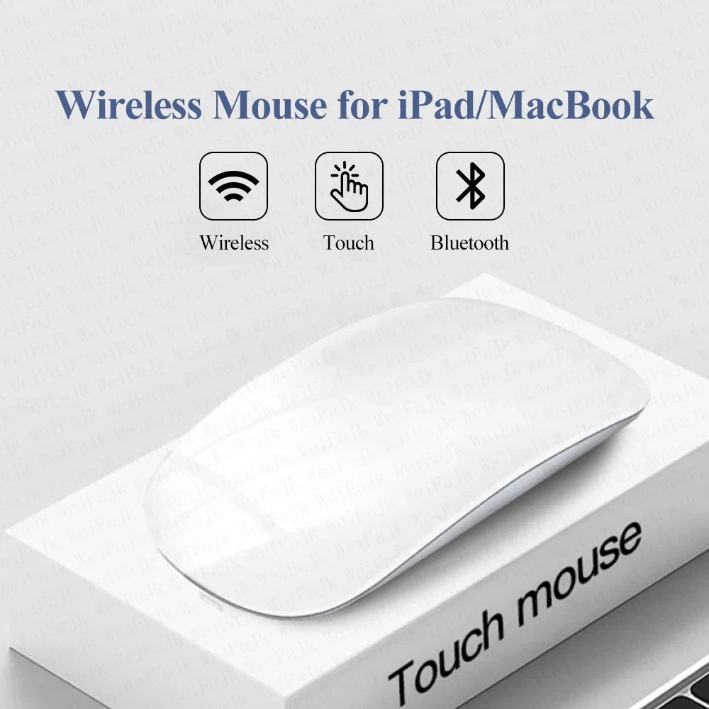For Apple Original Wireless Bluetooth Touch Magic Mouse 2 For Macbook Pro Air Mini Laptop Tablet PC iPad Gaming Ergonomico Mouse