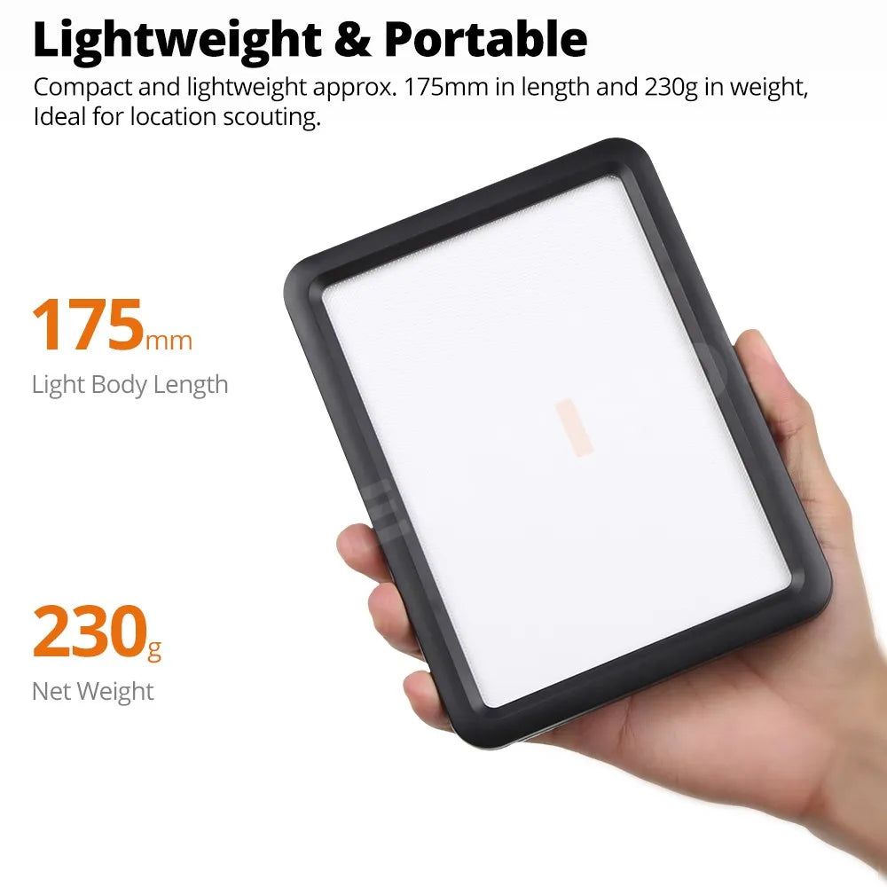 LED Video Light Panel | Adjustable Studio Lighting for Content Creation Tidesmit