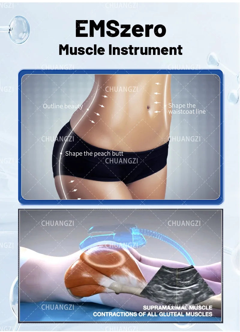 Electromagnetic Muscle Stimulator 6500W - Advanced Body Sculpting Tool Relaxation Treatment Tidesmit