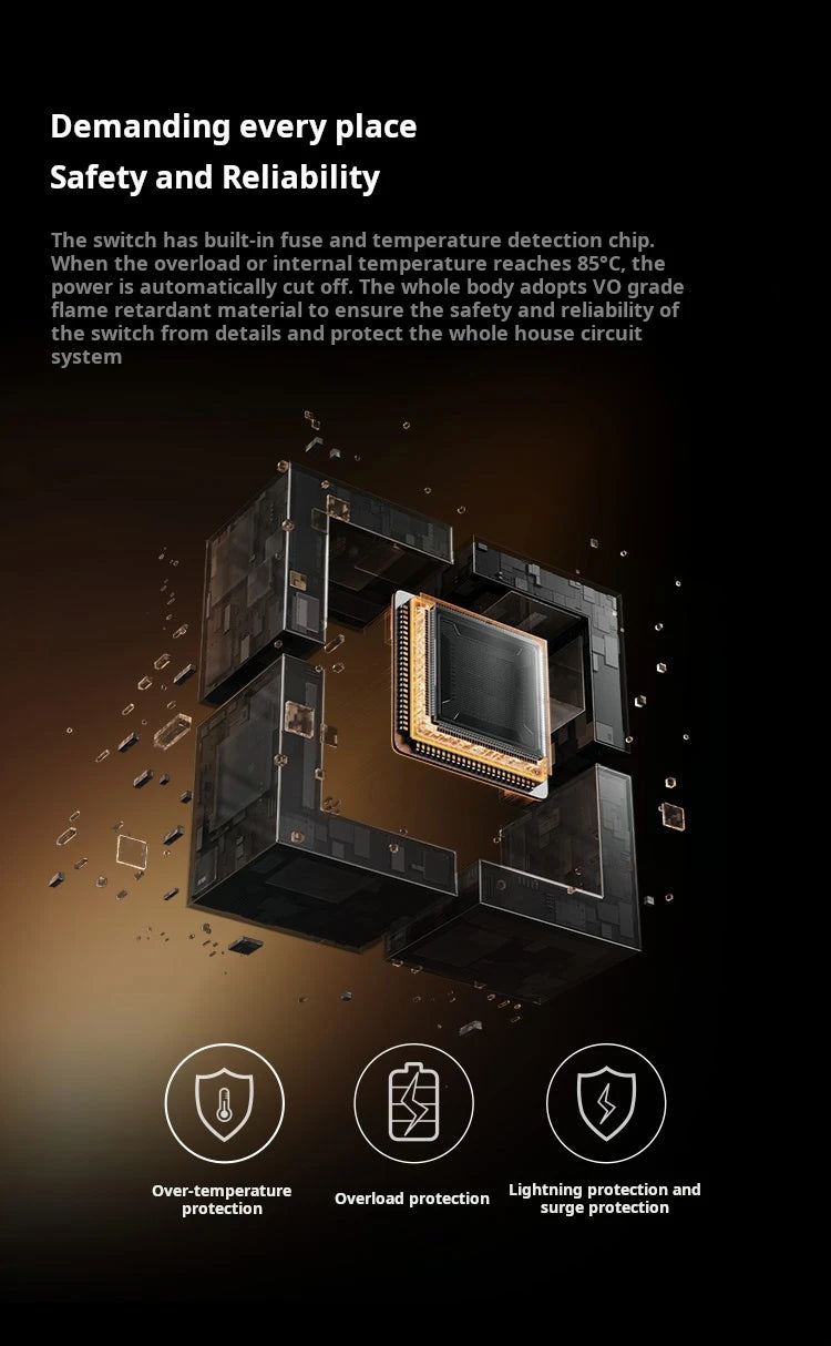 Aqara Smart Wall Switch Z1 More Control Zigbee 3.0 Compatible with Single Live/Neutral Wire Design Work With Mi Home HomeKit APP