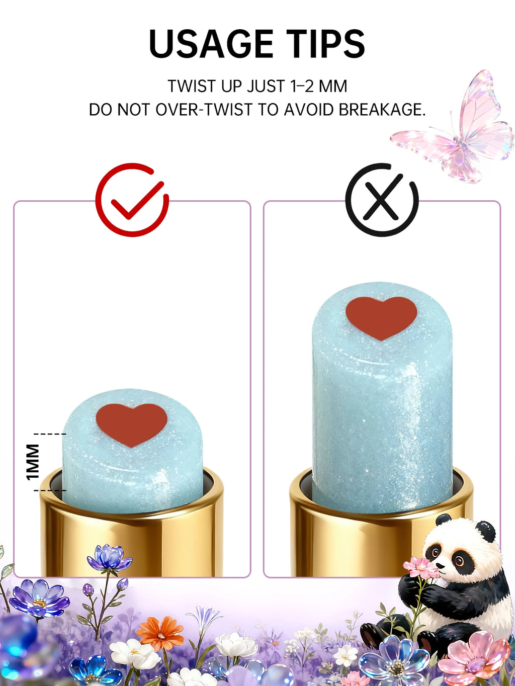 Tinted Lip Balm Jelly Gloss - Moisturizing Lip Treatment | Tidesmit Lip Care Tidesmit